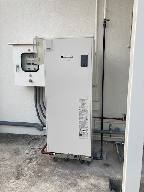 業務用】屋外型電気温水器更新工事 - 大阪の設備工事ならミヨシテック