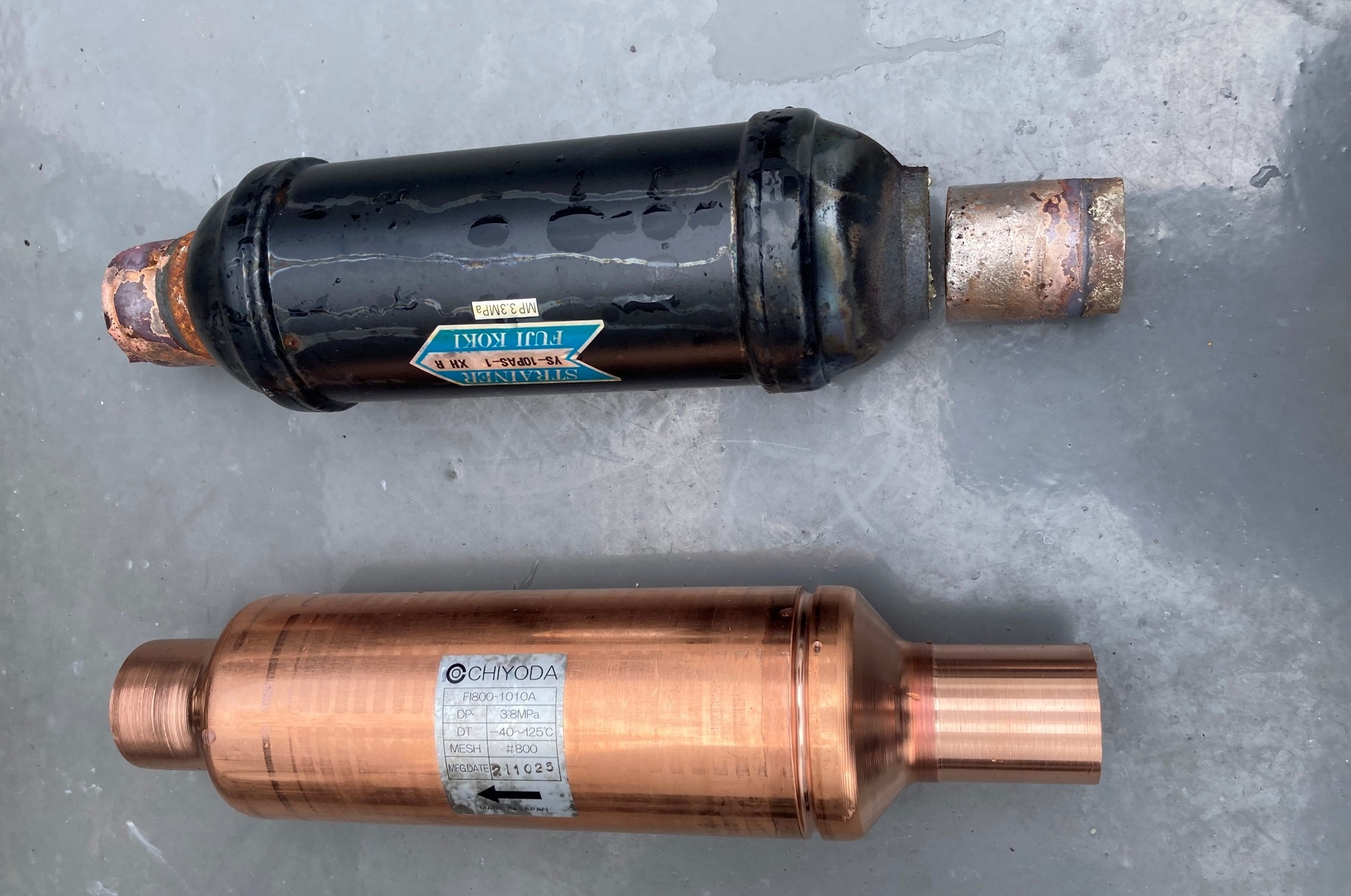 業務用】吹田市病院様 ダイキンGHP（ガスヒーポン）室外機ガス管側