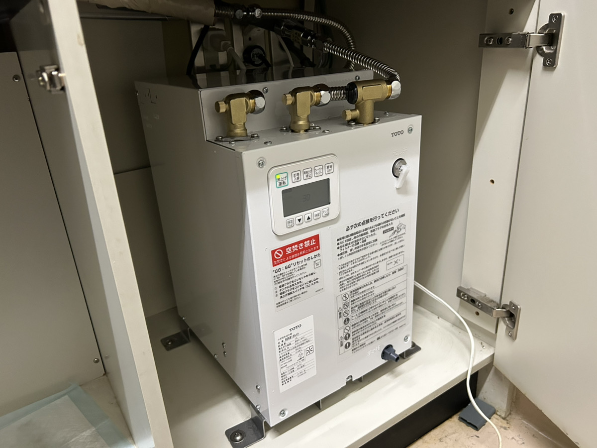 更新後電気温水器