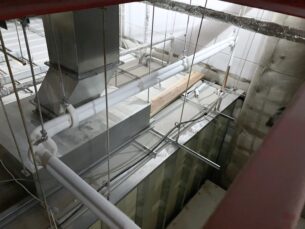 茨木市工場様にてGHP更新工事と配管工事。GHPはダイキン製からダイキン製に更新。