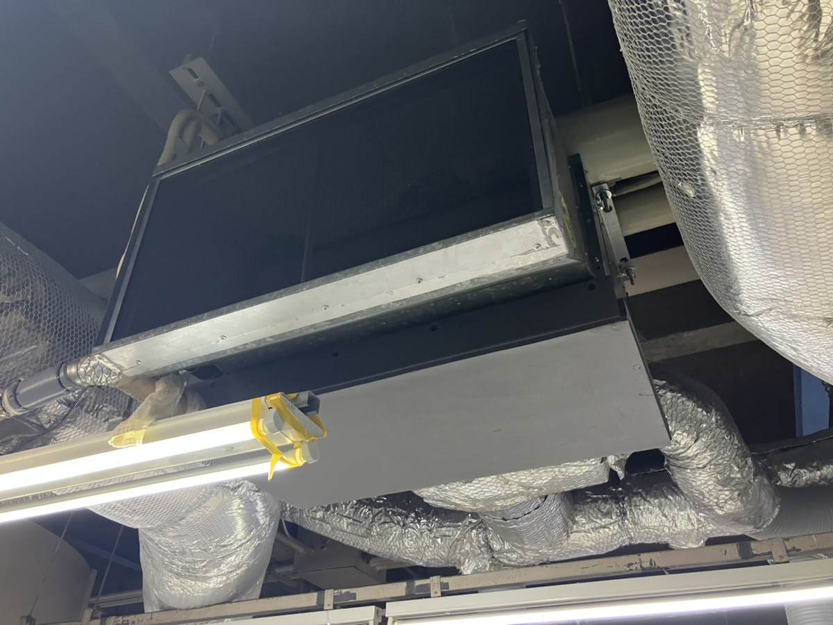 室内機洗浄後