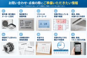 問合せ時に必要な情報