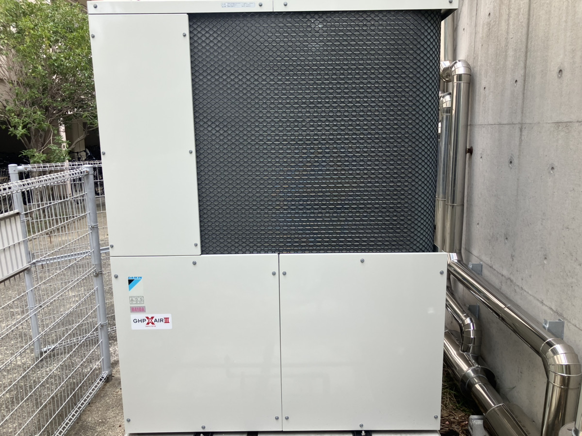 施工後室外機