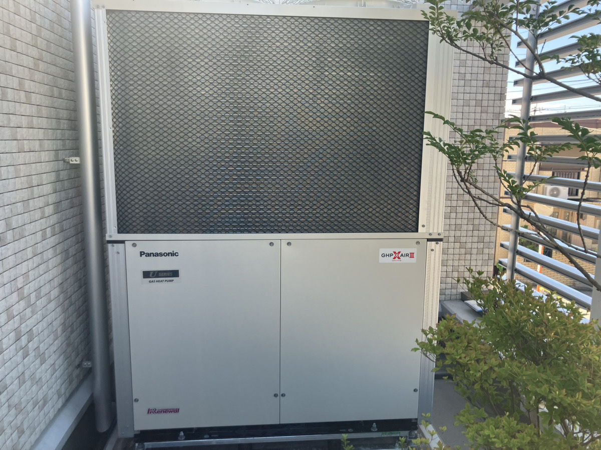 施工後 室外機